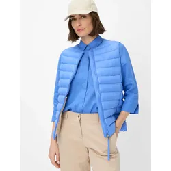 Steppweste BRAX "Style MUNICH", Damen, Gr. 48, blau, 100% Polyamid, Westen