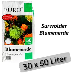 Günstige Blumenerde für Zimmer-, Balkon-, Garten-, und Terassenpflanze