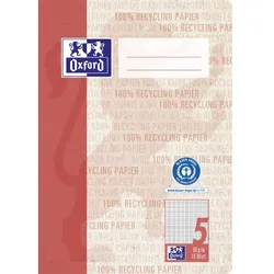 Oxford Schulheft 'Recycling', DIN A5, 16 Blatt, Lineatur 5