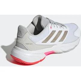 adidas Courtjam Control 3 Cloud White / Iron Metallic / Lucid Red 42