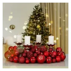 DEUBA Christbaumschmuck Rot
