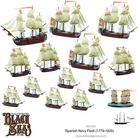 Warlord Games - Spanish Navy Fleet (1770 - 1830) Starter Set (792013001)