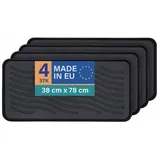 BestLivings Schuhabtropfschale 38 x 78 cm Schwarz