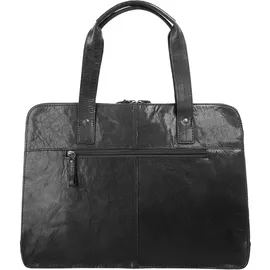 Spikes & Sparrow Shopper Leder Black