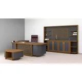 aea Designer Büro Garnitur Arbeitszimmer Möbel Luxus Set Schreibtisch 4tlg