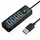 ORICO PW4U-U3-015-BK-EP Hub Adapter USB auf 4x USB 3.0, 5 Gbps, mit 4 USB 3.0-Anschlüssen 0,15m Schwarz