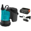 2000/2 18V P4A Ready-To-Use rechargeable battery-submersible clear water pump incl. rechargeable battery 2.5Ah (14600-20)