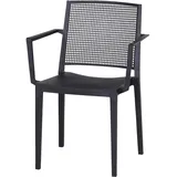 Siena Garden Square Stapesessel 54 cm x 56 cm x 81 cm Anthrazit