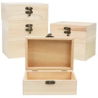Belle Vous Naturbelassene Kleine Holzkiste (6er Pack) - 14,8