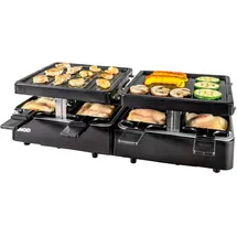 Unold 48755 Raclette Extendable 8 Personen schwarz