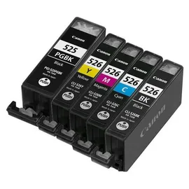 Canon CLI-526 CMYK + PGI-525B schwarz