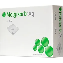MELGISORB Ag Verband 5x5 cm 10 St Verband