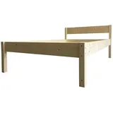 LIEGEWERK Seniorenbett 180x200 mit Kopfteil Doppelbett Bett Massivholzbett Holzbett 180 Holz Komforthöhe