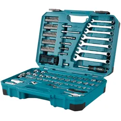 Makita Werkzeug Set 3/8" 1/4" 120 tlg. ( E-06616 ) Schraubendreher / Ratsche / Schraubenschlüssel / Bits + Koffer