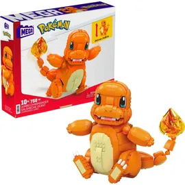 Mega Construx HHL13 Pokémon Jumbo Glumanda Bauset, Spielset mit 750 Bausteinen und beweglichen Gliedmaßen, Spielzeug für Kinder ab 10 Jahren