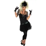 Fun Shack 80er Jahre Outfit Damen, Popstar Kostüm Damen, Kostüm 80er Jahre, Perfekt für Karneval und Mottoparty - XXXL