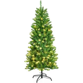 Costway Bleistift Weihnachtsbaum Grün 150 cm