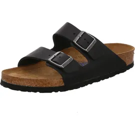 Birkenstock Arizona Weichbettung Naturleder geölt schwarz 46