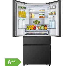 Hisense RF540N4SBF2 French Door (480 l, 1817 mm hoch, Schwarz)