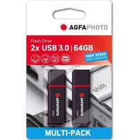 AgfaPhoto USB 3.2 Gen 1 64GB black MP2