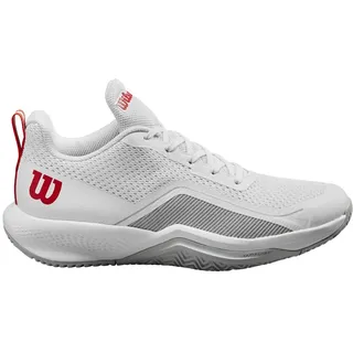 Wilson Herren Rush Pro Lite Tennis Shoe, White/Pearl Blue Red, 43 1/3 EU