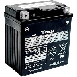 YUASA Ytz7v 12V 105 CCA Hochleistungs-AGM-VRLA-Motorradbatterie
