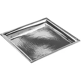 Fink Nagano, Tablett, - silberfarben, - 24x24 cm,