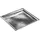 Fink Nagano, Tablett, - silberfarben, - 24x24 cm,