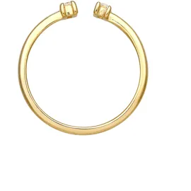 ELLI PREMIUM Ring Verlobungsring open gold 56