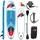 F2 Marken Stand Up Paddle Board Ocean Rot SUP 10'5 320cm + Kajak Zubehör Paket