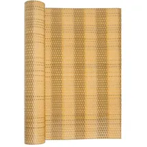 vidaXL Balkonverkleidung 500 x 80 cm Hellbraun Rattan