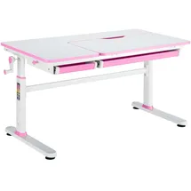 [en.casa] Kinderschreibtisch Sauda 120x60 cm Pink