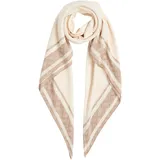 Tommy Hilfiger Elevated Chic Textile Square Scarf Sugarcane