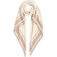 Tommy Hilfiger Elevated Chic Textile Square Scarf Sugarcane