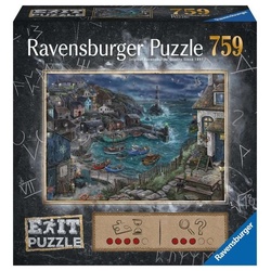 Ravensburger EXIT Puzzle 17365 Das Fischerdorf – 759 Teile Puzzle für Erwachsene und Kinder ab 14 Jahren