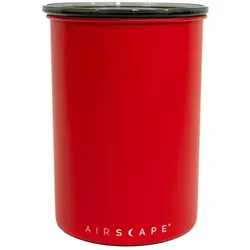 Airscape Edelstahl-Aromabehälter 500g signalrot matt (AS2807) - Jura Herstellergarantie, kostenlose Beratung