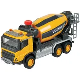 MAJORETTE 213723002 - Volvo Truck Cement Mixer Gelb 1:43