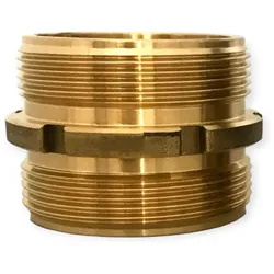 Doppelnippel BSPP AG/AG flachdichtend aus Messing – 1⁄2" bis 4"  / (Größe) 4" - 4"