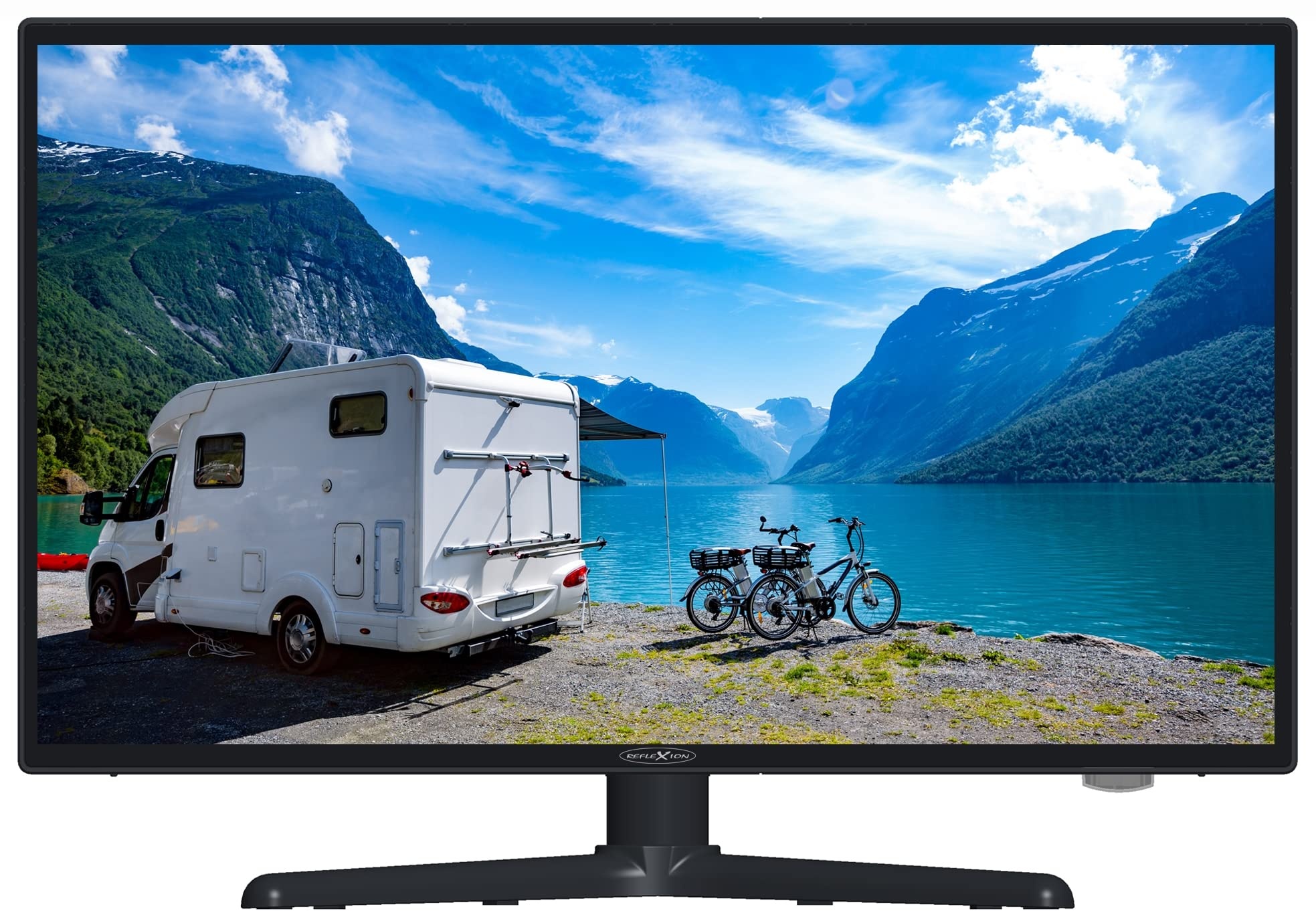 REFLEXION 19" Smart LED-TV LEDW19i+ mit DVB-T2 HD, DVB-C, DVB-S2, CI+Slot und Bluetooth für 12/24/230V