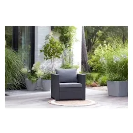 KETER Sessel Provence | Kissen in anthrazit