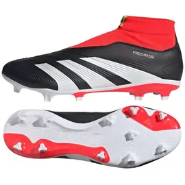 adidas Predator League Laceless FG Core Black / Cloud White / Solar Red 45 1/3