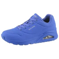 Skechers Street Uno - Stand on Air Sneaker Freizeitschuh, Halbschuh, Schnürschuh mit Memory Foam blau 35 EU
