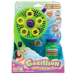 Gazillion Premium-Lichtshow-Seifenblasenstab mit 10 Lichteffekten