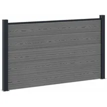 vidaXL Zaunlatte 1 x 1 x 1 m Grau/Aluminium