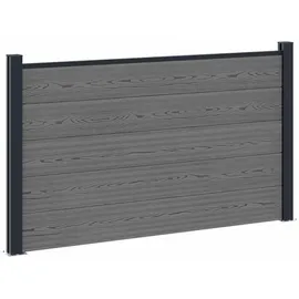vidaXL Zaunlatte 1 x 1 x 1 m Grau/Aluminium