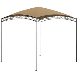 Pavillon 3x3x2,65 m Taupe 180 g/m2