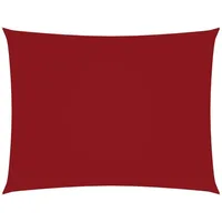 VidaXL Sonnensegel Oxford-Gewebe Rechteckig 4x5 m Rot