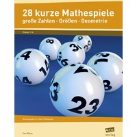 Scolix 28 Kurze Mathespiele - Große Zahlen - Größen - Geometrie - Ilse Wiese Geheftet