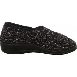 Fischer Hausschuhe in Schwarz | Gr.: 38