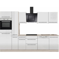 OPTIFIT Küchenzeile »Bern«, Breite 300 cm ohne E-Geräte, höhenverstellbare Füße, Metallgriffe